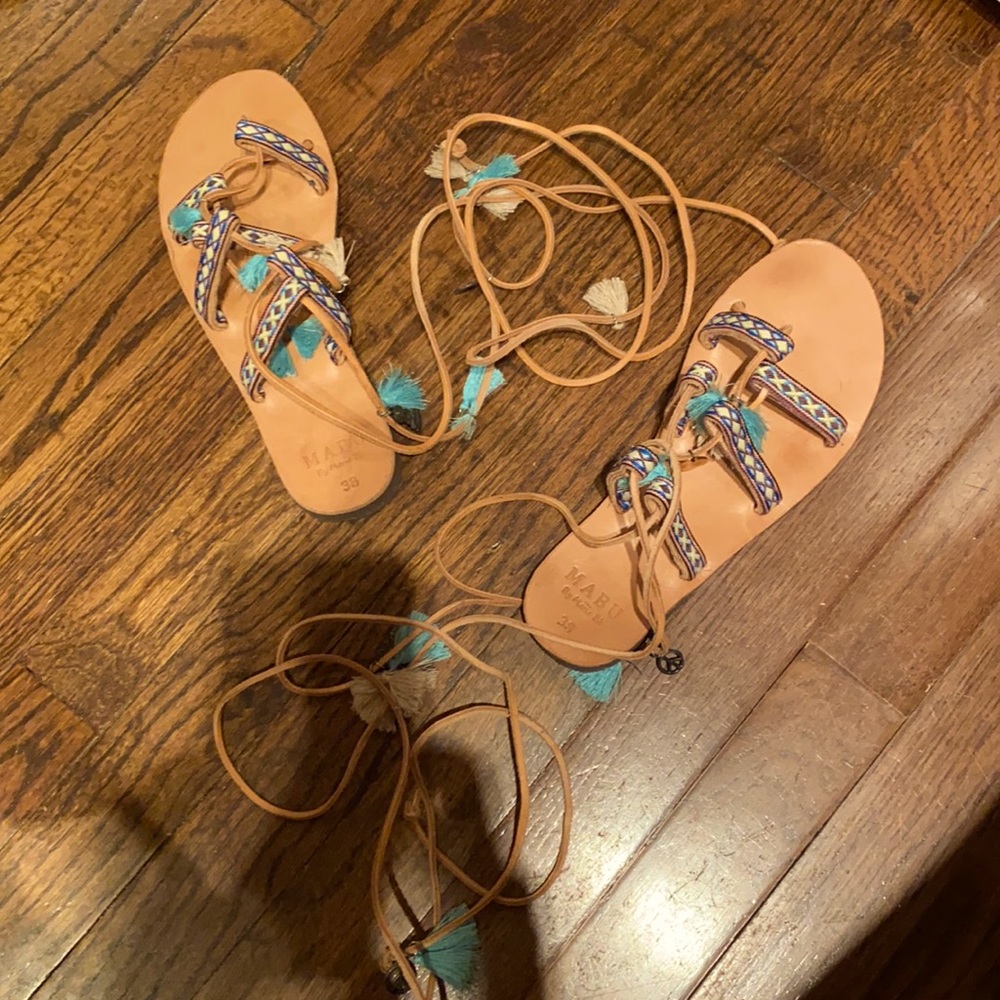 Mabu new sandals. Worn once! Sz 38 (8)